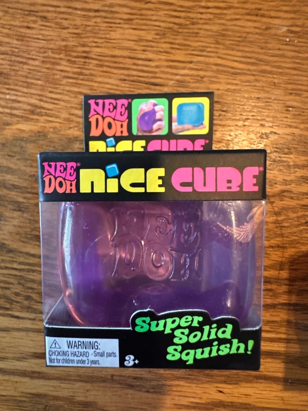 Nee Doh Nice Cube Purple Super Solid Squish